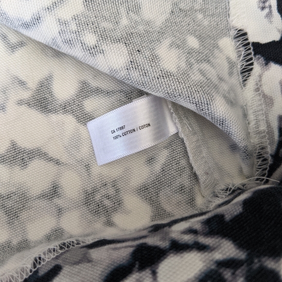 GAP Floral Skirt, Black and White, 0 - Picture 3 of 5